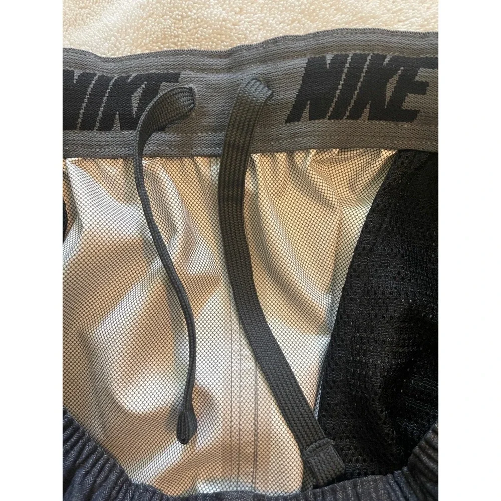 Nike Gold Storm Fit Pants Men's Sz Large Blue-Grey Pull up Zip‎ Leg